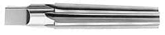 Interstate - 2.112" Small End, 2.555" Large End, 2" Tapered Shank, 8-1/2" Flute, 6MT Morse Taper Reamer - All Tool & Supply