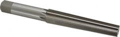 Interstate - 0.5696" Small End, 0.7444" Large End, 5/8" Straight Shank, 3-1/2" Flute, 2MT Morse Taper Reamer - All Tool & Supply