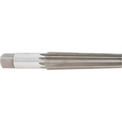 Interstate - 1.0167" Small End, 1.2893" Large End, 1-1/4" Straight Shank, 5-1/4" Flute, 4MT Morse Taper Reamer - All Tool & Supply