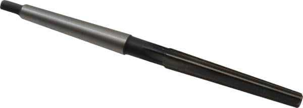 Interstate - 0.2503" Small End, 0.3674" Large End, 5/16" Tapered Shank, 2-1/4" Flute, 0MT Morse Taper Reamer - All Tool & Supply