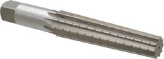 Interstate - 1.0167" Small End, 1.2893" Large End, 1-1/4" Straight Shank, 5-1/4" Flute, 4MT Morse Taper Reamer - All Tool & Supply