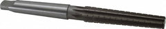 Interstate - 0.5696" Small End, 0.7441" Large End, 5/8" Tapered Shank, 3-1/2" Flute, 2MT Morse Taper Reamer - All Tool & Supply