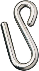 Ronstan - 15/32" Opening, 316 Stainless Steel Electropolished S-Hook - 1,320 Lb Capacity, 7/16" ID, 5/16" Wire, 3" OAL - All Tool & Supply