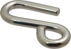 Ronstan - 19/32" Opening, 316 Stainless Steel Electropolished S-Hook - 1,760 Lb Capacity, 5/8" ID, 3/8" Wire, 3-7/16" OAL - All Tool & Supply