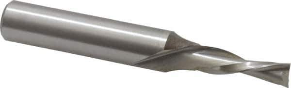 Onsrud - 5/16" Cutting Diam x 1" Length of Cut, 2 Flute, Downcut Spiral Router Bit - Uncoated, Right Hand Cut, High Speed Steel, 3-1/2" OAL x 1/2" Shank Diam, Double Edge, 19 to 32° Helix Angle - All Tool & Supply