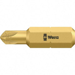 Wera - 1/4" Drive, #4 Torq-Set Screwdriver Bit - 1" OAL - All Tool & Supply