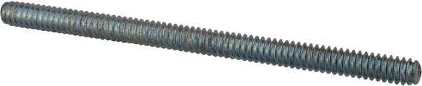 Value Collection - #10-24 3" OAL Fully Threaded Stud - Carbon Steel, Zinc-Plated Finish - All Tool & Supply