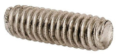 Value Collection - #8-32 1/2" OAL Fully Threaded Stud - Stainless Steel, Plain Finish - All Tool & Supply