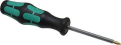 Wera - 2-3/8" Blade Length Posidrive Screwdriver - 5-5/8" OAL - All Tool & Supply