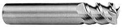 Accupro - 15/32", 1" LOC, 1/2" Shank Diam, 3" OAL, 3 Flute, Solid Carbide Square End Mill - All Tool & Supply