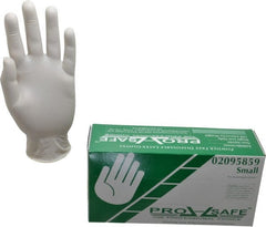 PRO-SAFE - Size S, 5 mil, Industrial Grade, Powder Free Latex Disposable Gloves - Exact Industrial Supply