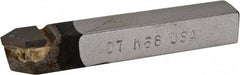 Made in USA - 7/16 x 7/16" Shank, Pointed Nose Single Point Tool Bit - D-7, Grade K68 - Exact Industrial Supply