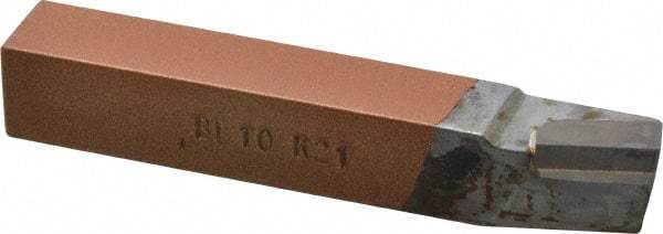 Made in USA - 5/8 x 5/8" Shank, Lead Angle Turning Single Point Tool Bit - BL-10, Grade K21 - Exact Industrial Supply