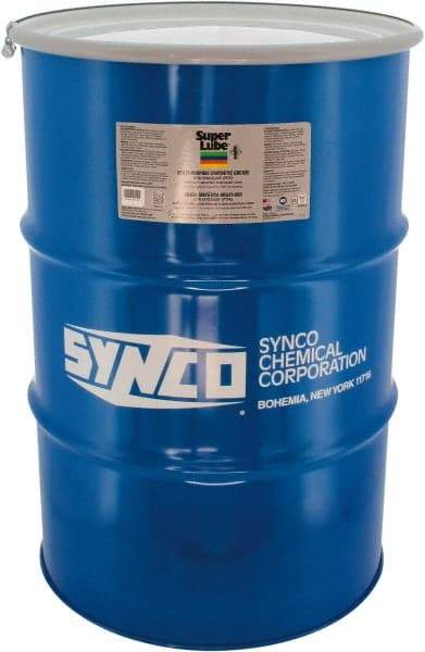 Synco Chemical - 400 Lb Drum Synthetic General Purpose Grease - Translucent White, Food Grade, 450°F Max Temp, NLGIG 2, - All Tool & Supply