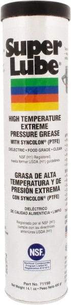 Synco Chemical - 400 g Cartridge Synthetic Extreme Pressure Grease - Translucent White, Extreme Pressure, Food Grade & High Temperature, 475°F Max Temp, NLGIG 2, - All Tool & Supply