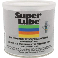 Synco Chemical - 400 g Canister Synthetic Extreme Pressure Grease - Translucent White, Extreme Pressure, Food Grade & High Temperature, 475°F Max Temp, NLGIG 2, - All Tool & Supply