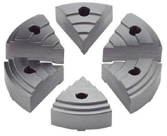 Value Collection - 2.16" Chuck Capacity, JF Attachment, Round Soft Lathe Chuck Jaw - 6 Jaws, Steel - All Tool & Supply