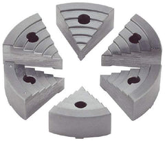 Value Collection - 2" Chuck Capacity, JF Attachment, Round Soft Lathe Chuck Jaw - 6 Jaws, Steel - All Tool & Supply