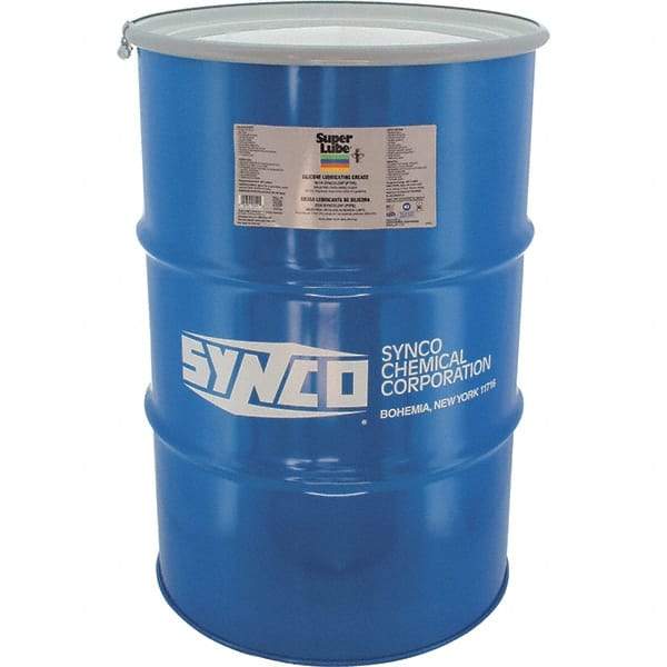 Synco Chemical - 400 Lb Drum Silicone General Purpose Grease - Translucent White, Food Grade, 500°F Max Temp, NLGIG 2, - All Tool & Supply