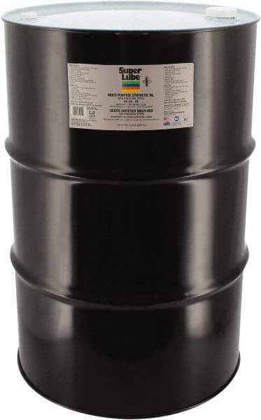 Synco Chemical - 55 Gal Drum Synthetic Multi-Purpose Oil - -42.78 to 232.22°F, SAE 85W, ISO 150, 681.5 SUS at 40°C, Food Grade - All Tool & Supply