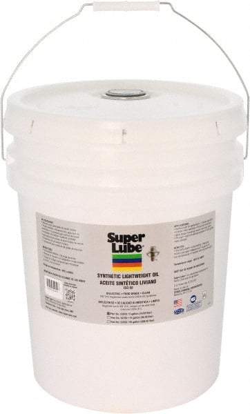 Synco Chemical - 5 Gal Pail Synthetic Multi-Purpose Oil - -40500°F, SAE 80W, ISO 68, 350 SUS at 40°C, Food Grade - All Tool & Supply