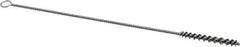 PRO-SOURCE - 1-1/2" Long x 3/16" Diam Stainless Steel Twisted Wire Bristle Brush - Single Spiral, 7" OAL, 0.003" Wire Diam, 0.085" Shank Diam - All Tool & Supply