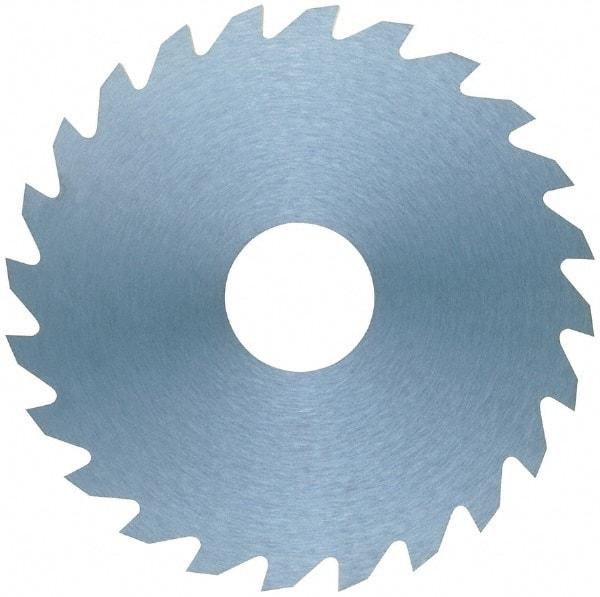 RobbJack - 1-1/2" Diam x 0.02" Blade Thickness x 1/2" Arbor Hole Diam, 16 Tooth Slitting and Slotting Saw - Arbor Connection, Right Hand, Uncoated, Solid Carbide, Concave Ground - All Tool & Supply