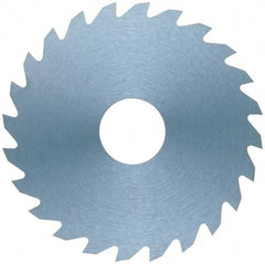 RobbJack - 1-1/2" Diam x 0.02" Blade Thickness x 1/2" Arbor Hole Diam, 16 Tooth Slitting and Slotting Saw - Arbor Connection, Right Hand, Uncoated, Solid Carbide, Concave Ground - All Tool & Supply