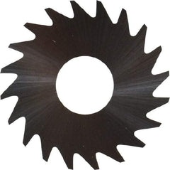 RobbJack - 3/4" Diam x 0.006" Blade Thickness x 1/4" Arbor Hole Diam, 20 Tooth Slitting and Slotting Saw - Arbor Connection, Right Hand, Uncoated, Solid Carbide, Concave Ground - All Tool & Supply