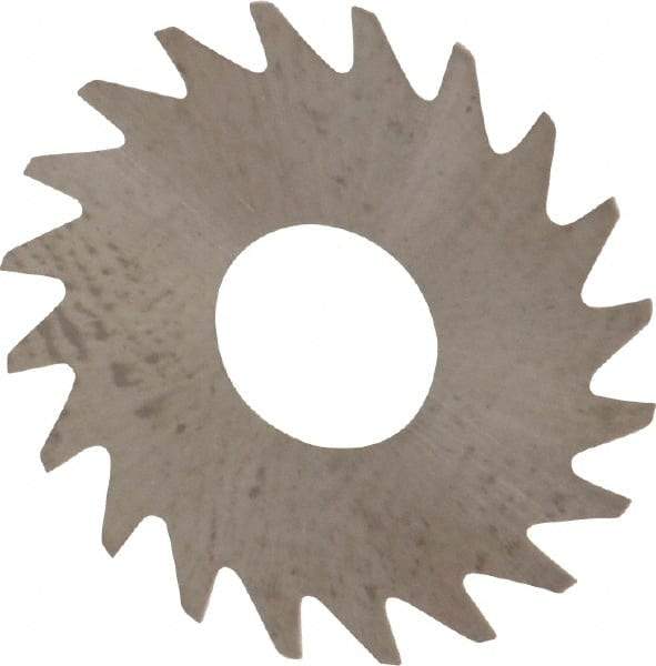 RobbJack - 3/4" Diam x 0.008" Blade Thickness x 1/4" Arbor Hole Diam, 20 Tooth Slitting and Slotting Saw - Arbor Connection, Right Hand, Uncoated, Solid Carbide, Concave Ground - All Tool & Supply