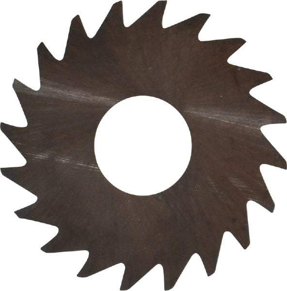 RobbJack - 3/4" Diam x 0.0156" Blade Thickness x 1/4" Arbor Hole Diam, 20 Tooth Slitting and Slotting Saw - Arbor Connection, Right Hand, Uncoated, Solid Carbide, Concave Ground - All Tool & Supply