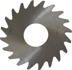 RobbJack - 3/4" Diam x 0.018" Blade Thickness x 1/4" Arbor Hole Diam, 20 Tooth Slitting and Slotting Saw - Arbor Connection, Right Hand, Uncoated, Solid Carbide, Concave Ground - All Tool & Supply