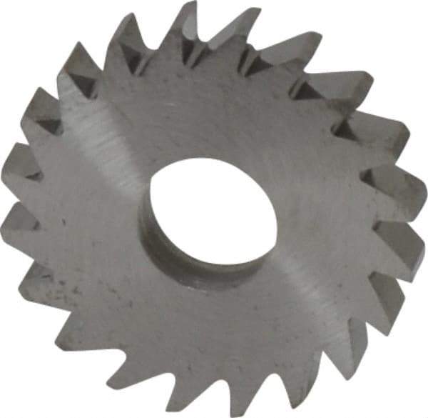 RobbJack - 3/4" Diam x 1/8" Blade Thickness x 1/4" Arbor Hole Diam, 20 Tooth Slitting and Slotting Saw - Arbor Connection, Right Hand, Uncoated, Solid Carbide, Concave Ground - All Tool & Supply