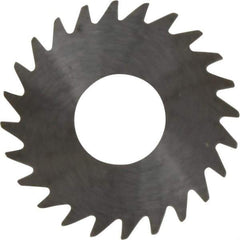 RobbJack - 1" Diam x 0.02" Blade Thickness x 3/8" Arbor Hole Diam, 24 Tooth Slitting and Slotting Saw - Arbor Connection, Right Hand, Uncoated, Solid Carbide, Concave Ground - All Tool & Supply