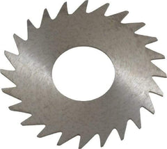 RobbJack - 1" Diam x 0.023" Blade Thickness x 3/8" Arbor Hole Diam, 24 Tooth Slitting and Slotting Saw - Arbor Connection, Right Hand, Uncoated, Solid Carbide, Concave Ground - All Tool & Supply