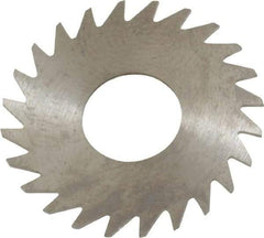 RobbJack - 1" Diam x 0.025" Blade Thickness x 3/8" Arbor Hole Diam, 24 Tooth Slitting and Slotting Saw - Arbor Connection, Right Hand, Uncoated, Solid Carbide, Concave Ground - All Tool & Supply