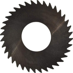 RobbJack - 1-1/4" Diam x 0.008" Blade Thickness x 1/2" Arbor Hole Diam, 36 Tooth Slitting and Slotting Saw - Arbor Connection, Right Hand, Uncoated, Solid Carbide, Concave Ground - All Tool & Supply