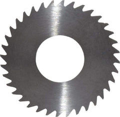 RobbJack - 1-1/4" Diam x 0.012" Blade Thickness x 1/2" Arbor Hole Diam, 36 Tooth Slitting and Slotting Saw - Arbor Connection, Right Hand, Uncoated, Solid Carbide, Concave Ground - All Tool & Supply