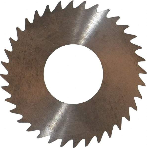 RobbJack - 1-1/4" Diam x 0.0156" Blade Thickness x 1/2" Arbor Hole Diam, 36 Tooth Slitting and Slotting Saw - Arbor Connection, Right Hand, Uncoated, Solid Carbide, Concave Ground - All Tool & Supply