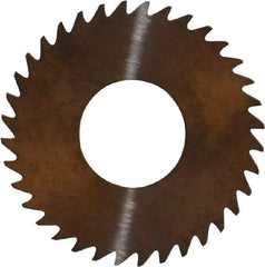 RobbJack - 1-1/4" Diam x 0.025" Blade Thickness x 1/2" Arbor Hole Diam, 36 Tooth Slitting and Slotting Saw - Arbor Connection, Right Hand, Uncoated, Solid Carbide, Concave Ground - All Tool & Supply