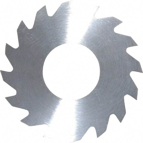 RobbJack - 1-1/4" Diam x 0.0312" Blade Thickness x 1/2" Arbor Hole Diam, 16 Tooth Slitting and Slotting Saw - Arbor Connection, Right Hand, Uncoated, Solid Carbide, Concave Ground - All Tool & Supply