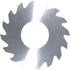 RobbJack - 1-1/4" Diam x 0.0312" Blade Thickness x 1/2" Arbor Hole Diam, 16 Tooth Slitting and Slotting Saw - Arbor Connection, Right Hand, Uncoated, Solid Carbide, Concave Ground - All Tool & Supply