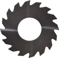 RobbJack - 1-1/4" Diam x 0.04" Blade Thickness x 1/2" Arbor Hole Diam, 16 Tooth Slitting and Slotting Saw - Arbor Connection, Right Hand, Uncoated, Solid Carbide, Concave Ground - All Tool & Supply