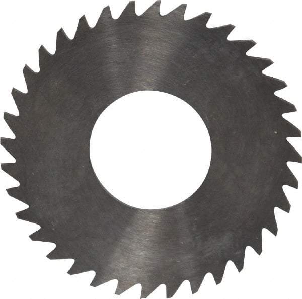 RobbJack - 1-1/4" Diam x 0.04" Blade Thickness x 1/2" Arbor Hole Diam, 36 Tooth Slitting and Slotting Saw - Arbor Connection, Right Hand, Uncoated, Solid Carbide, Concave Ground - All Tool & Supply