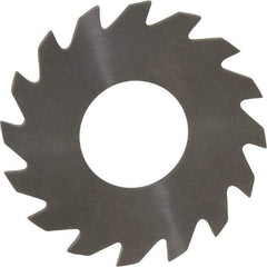 RobbJack - 1-1/4" Diam x 0.051" Blade Thickness x 1/2" Arbor Hole Diam, 16 Tooth Slitting and Slotting Saw - Arbor Connection, Right Hand, Uncoated, Solid Carbide, Concave Ground - All Tool & Supply