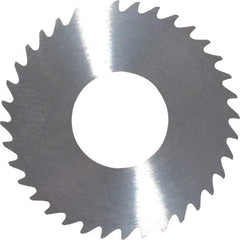 RobbJack - 1-1/4" Diam x 0.051" Blade Thickness x 1/2" Arbor Hole Diam, 36 Tooth Slitting and Slotting Saw - Arbor Connection, Right Hand, Uncoated, Solid Carbide, Concave Ground - All Tool & Supply