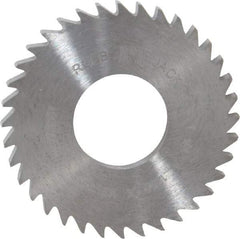 RobbJack - 1-1/4" Diam x 1/8" Blade Thickness x 1/2" Arbor Hole Diam, 36 Tooth Slitting and Slotting Saw - Arbor Connection, Right Hand, Uncoated, Solid Carbide, Concave Ground - All Tool & Supply