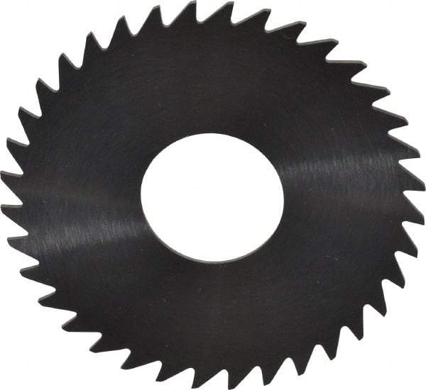 RobbJack - 1-1/2" Diam x 0.025" Blade Thickness x 1/2" Arbor Hole Diam, 36 Tooth Slitting and Slotting Saw - Arbor Connection, Right Hand, Uncoated, Solid Carbide, Concave Ground - All Tool & Supply