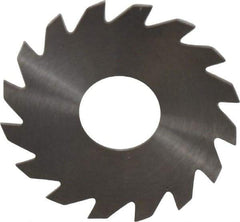 RobbJack - 1-1/2" Diam x 0.028" Blade Thickness x 1/2" Arbor Hole Diam, 16 Tooth Slitting and Slotting Saw - Arbor Connection, Right Hand, Uncoated, Solid Carbide, Concave Ground - All Tool & Supply