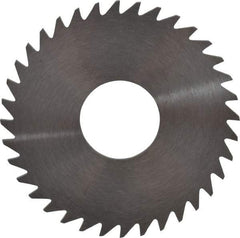 RobbJack - 1-1/2" Diam x 1/16" Blade Thickness x 1/2" Arbor Hole Diam, 36 Tooth Slitting and Slotting Saw - Arbor Connection, Right Hand, Uncoated, Solid Carbide, Concave Ground - All Tool & Supply